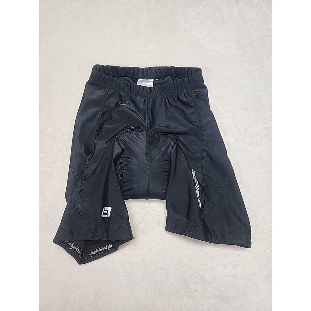 BELLWETHER Cycle Shorts Size S BLACK‎ with CONTOUR PAD Spin Biking Bicycle